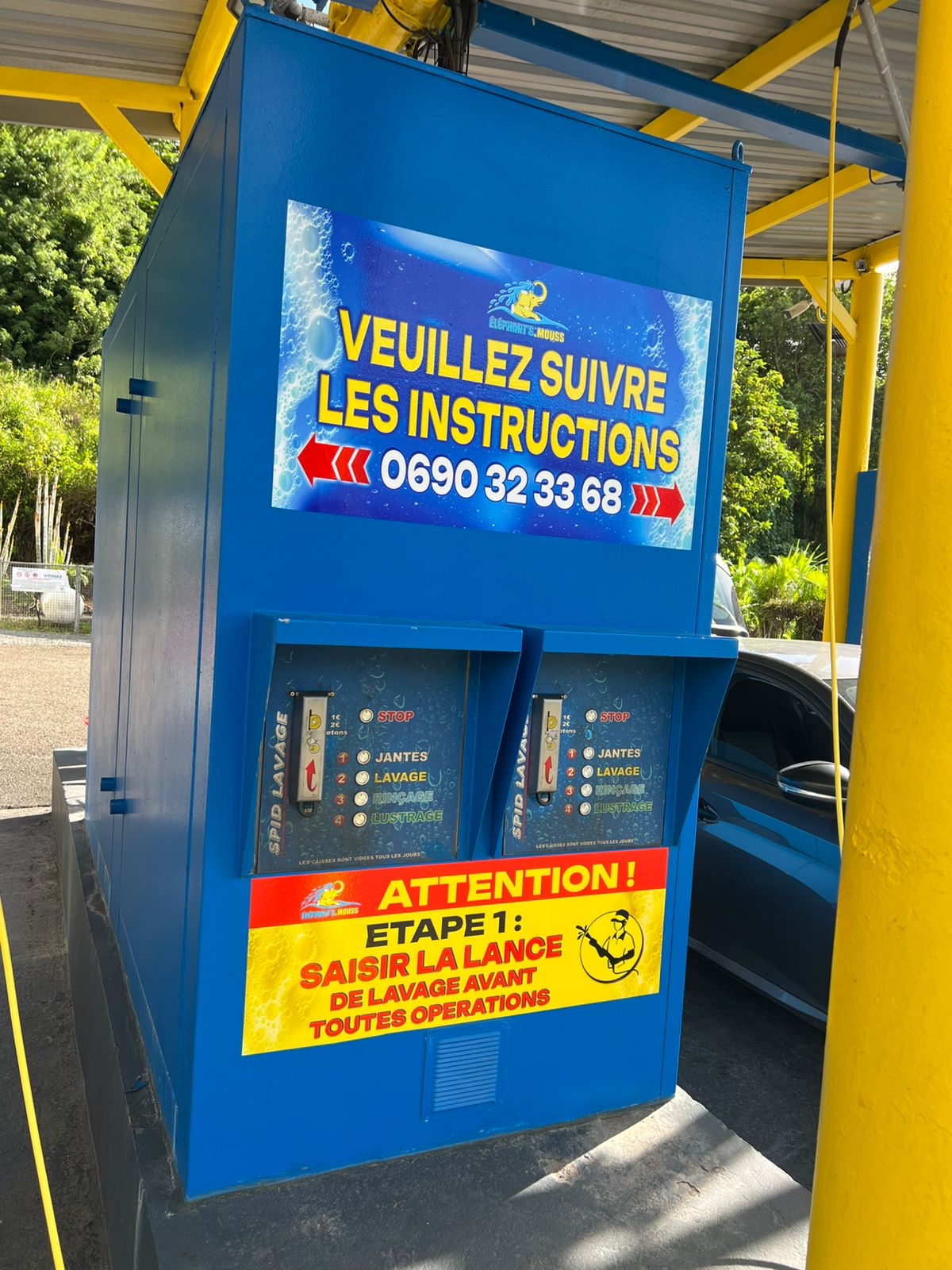 Enseigne boucherie & permis